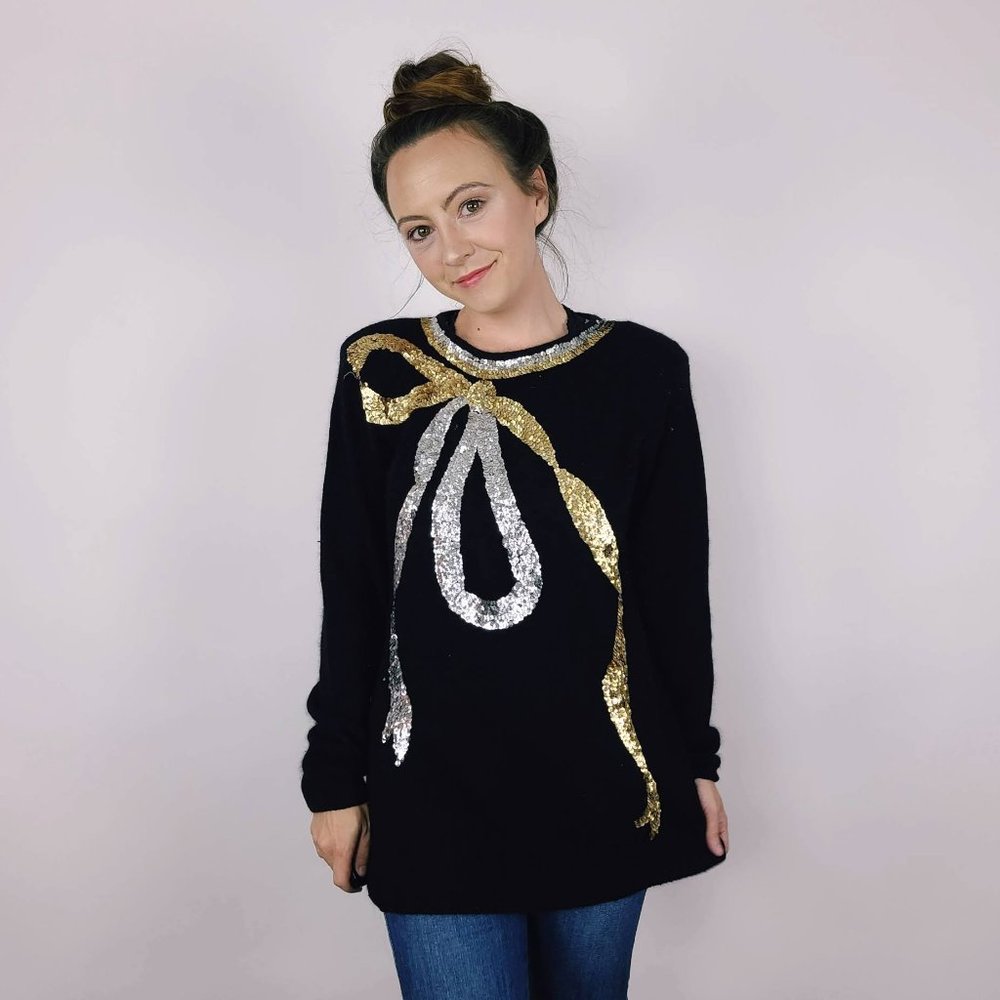 Vintage Work in Progress Angora Holiday Sweater